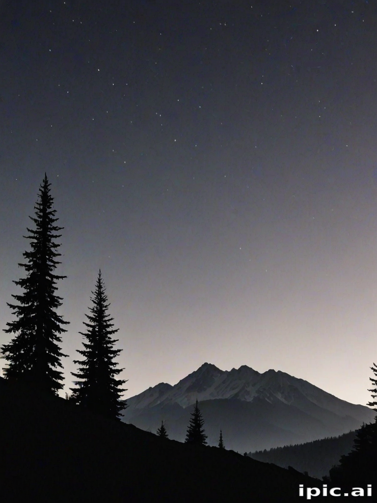 mountain silhouette