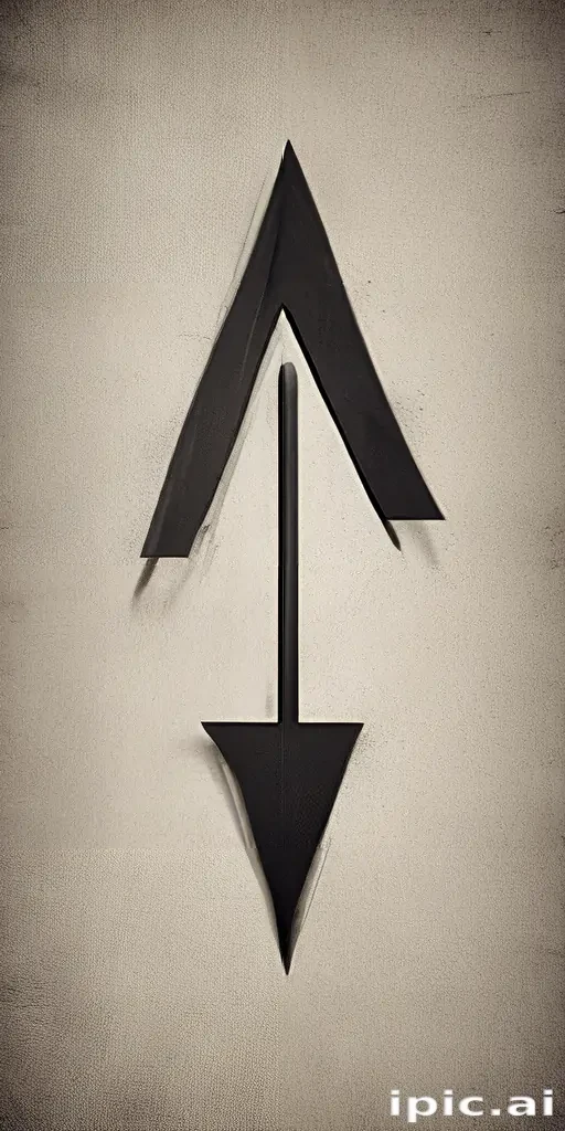 downward arrow
