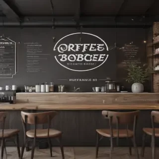 coffee shop mockup