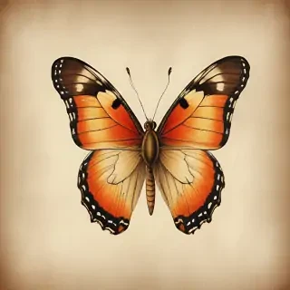 vintage butterfly illustration
