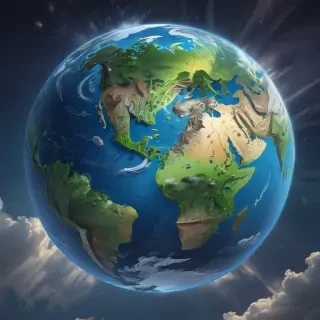 cartoon picture planet earth