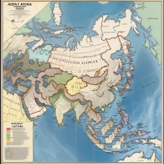 map of asia countries