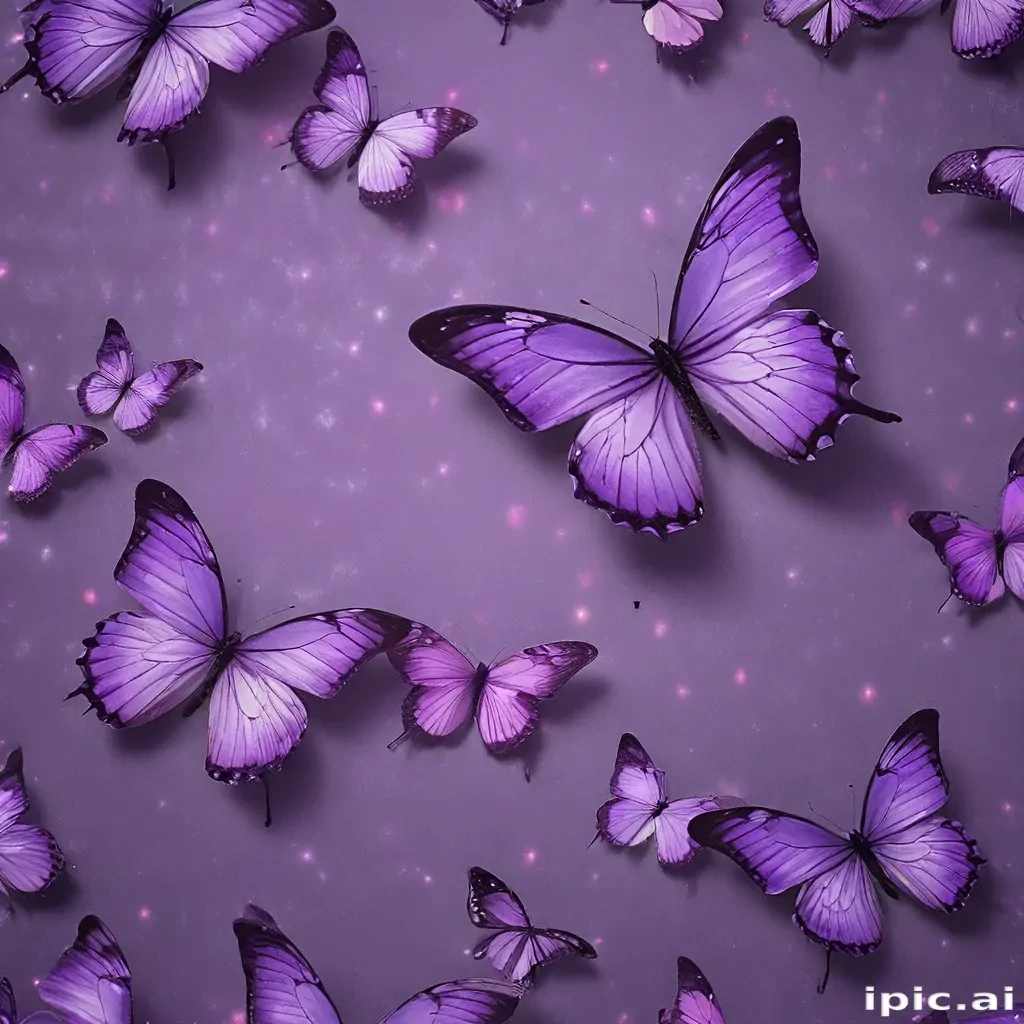 purple butterfly wallpaper aesthetic