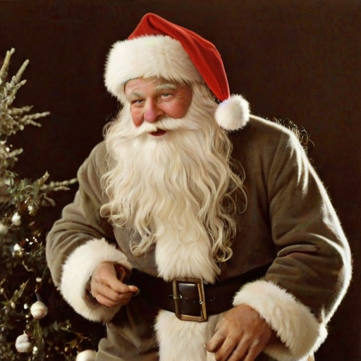 images of vintage santa