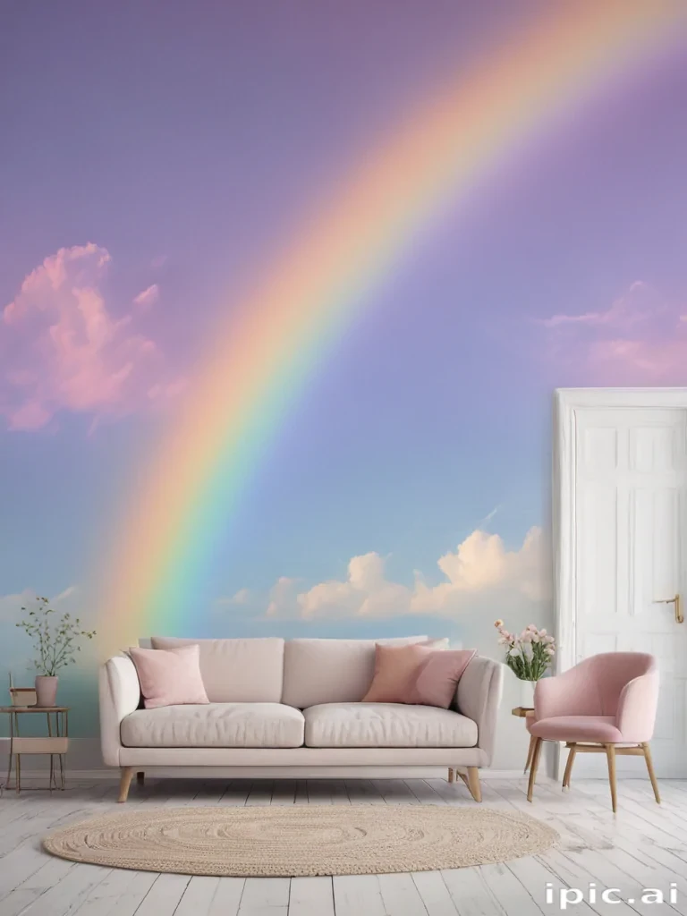 rainbow pastel wallpaper