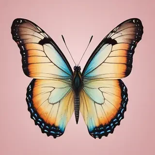 butterfly no background