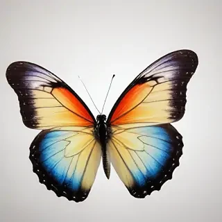 butterfly with no background