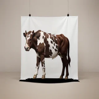 cowhide print png