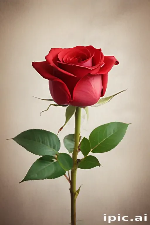 image of a red rose