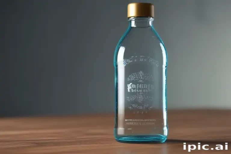 water bottle mockup