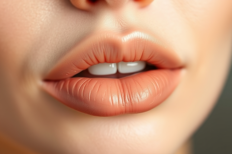 Luxurious "Cashmere Kiss" lip cream in neutral beige, silky-smooth texture with a comfortable matte finish, perfect for sophisticated everyday wear