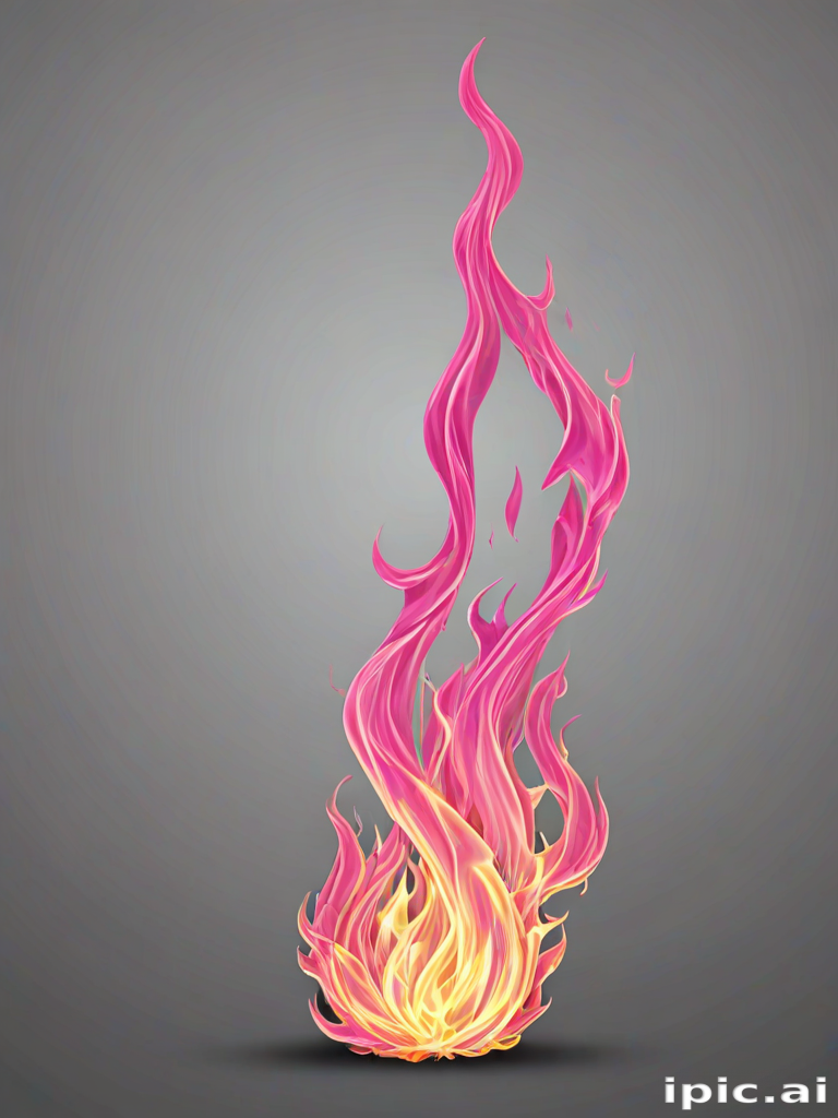 pink flames png