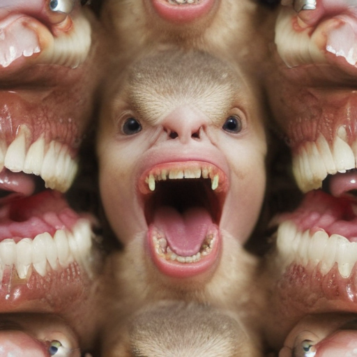Birds with Human teeth