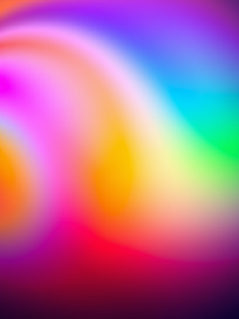 Create an abstract gradient background with vibrant colors blending seamlessly, using a Canon EOS R5 camera, 50mm lens, f/1.8 aperture, 1/125 shutter speed, and ISO 100, center view composition, soft focus style.