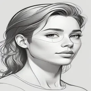 transparent line art