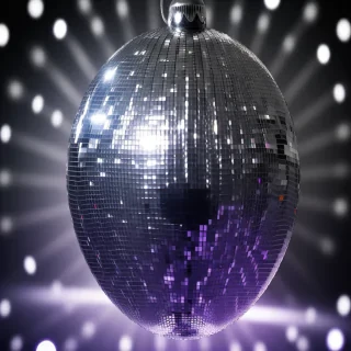 disco ball no background