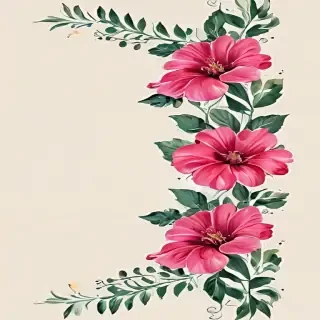 border flower png