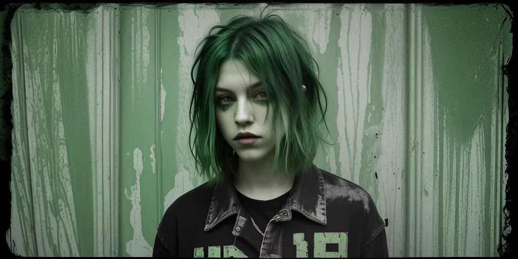 green grunge aesthetic