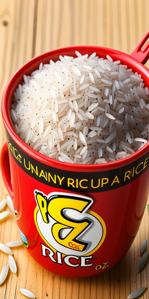 how many oz is a cup of rice