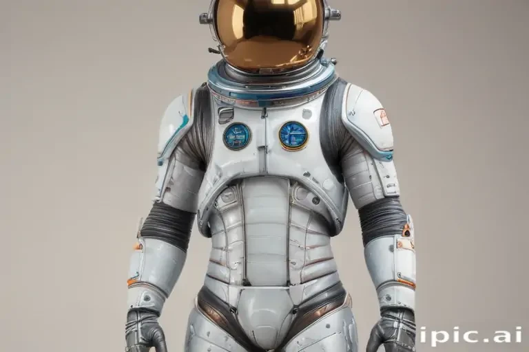cartoon transparent astronaut suit