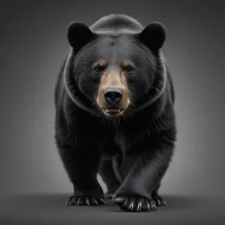 black bear png