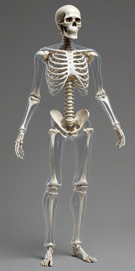 skeleton transparent