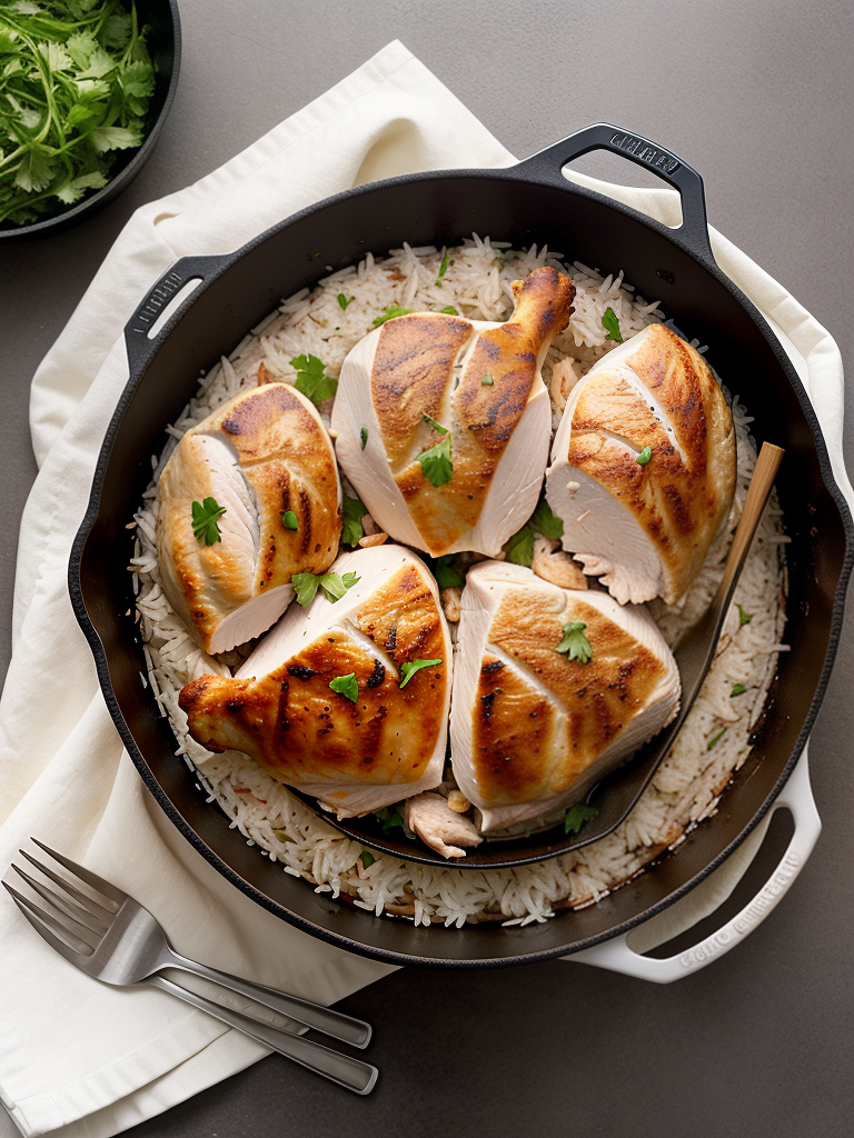 dutch oven chicken and rice
