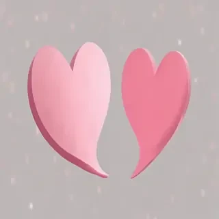 pink hearts png