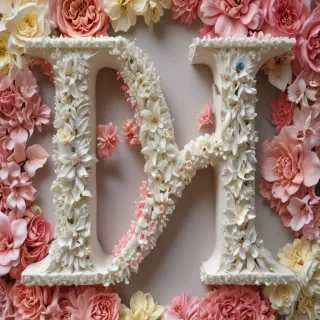 floral letters
