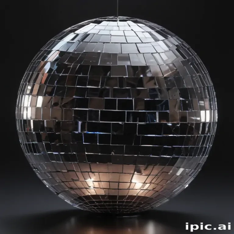 transparent disco ball