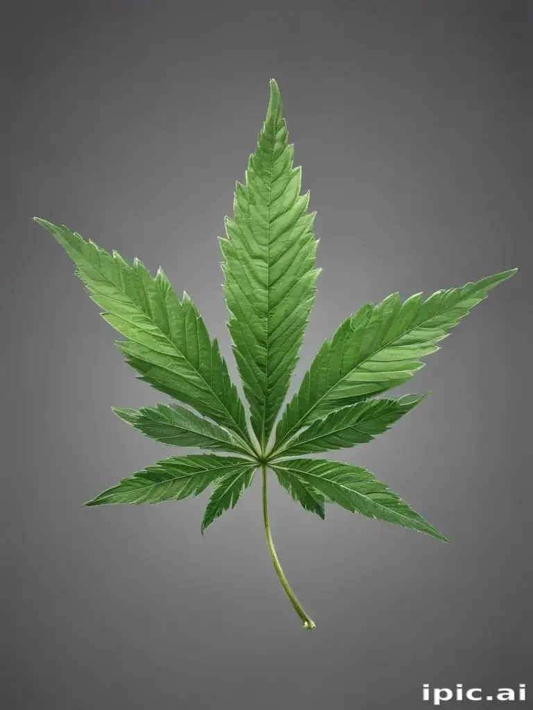 marijuana leaf transparent background