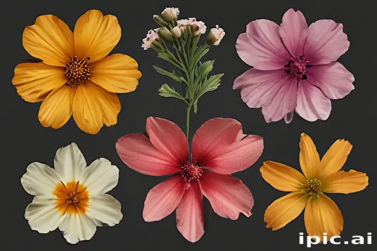 pressed flower png