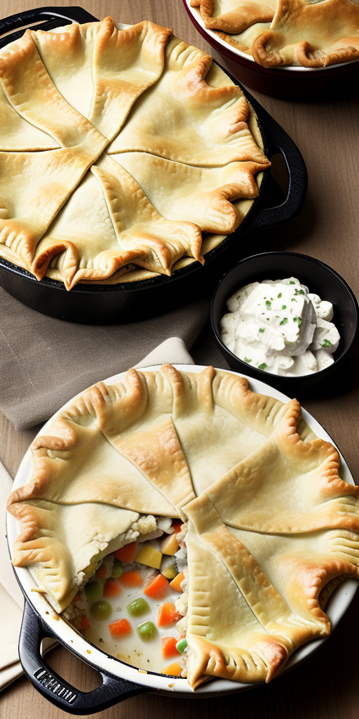 what goes with a chicken pot pie