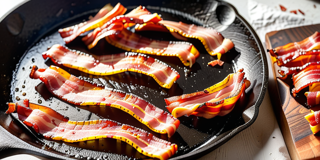 bacon in cast iron skillet