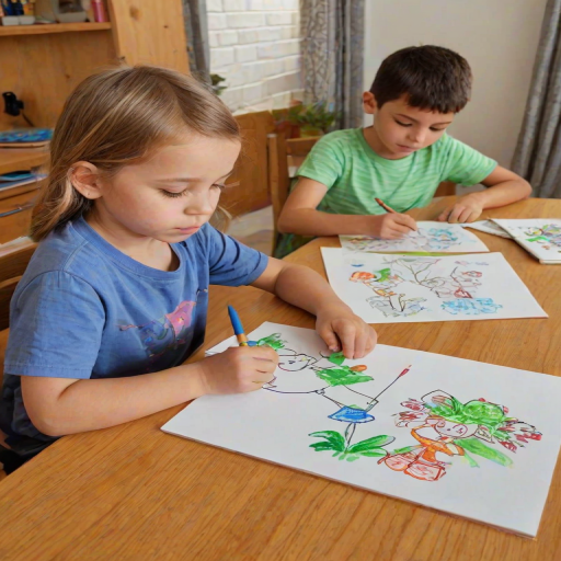 kids drawing