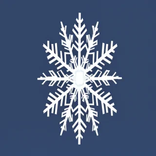 transparent background snowflake clipart