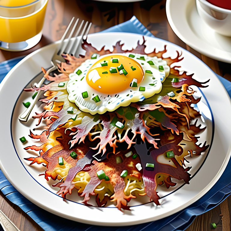 what are latkes served with