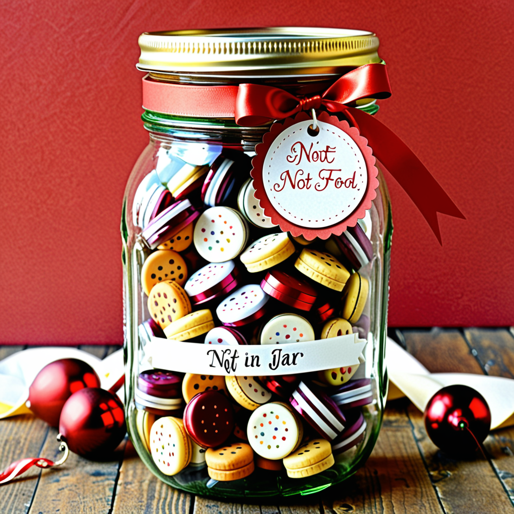 gift in a jar ideas not food