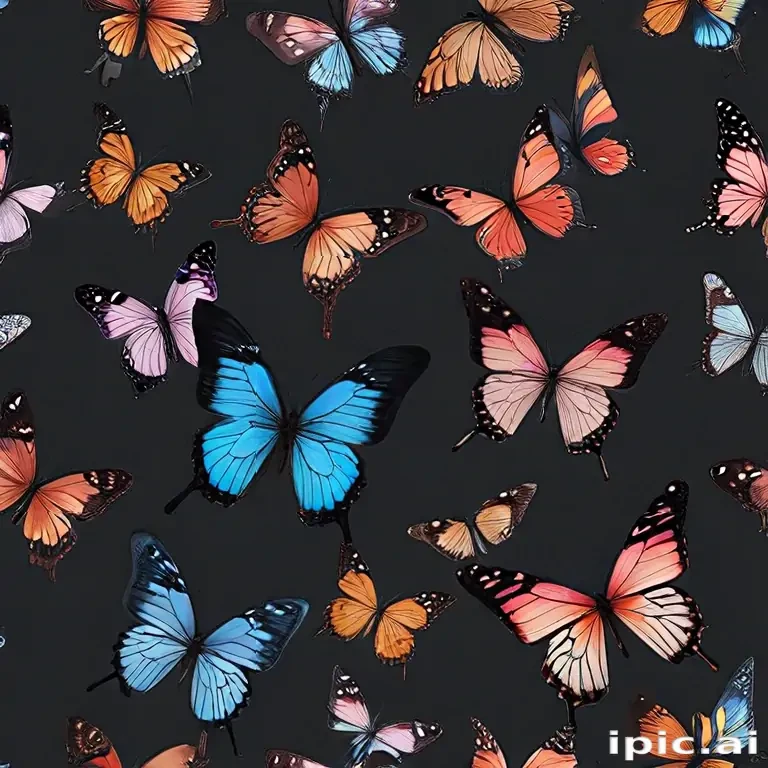 butterfly background aesthetic