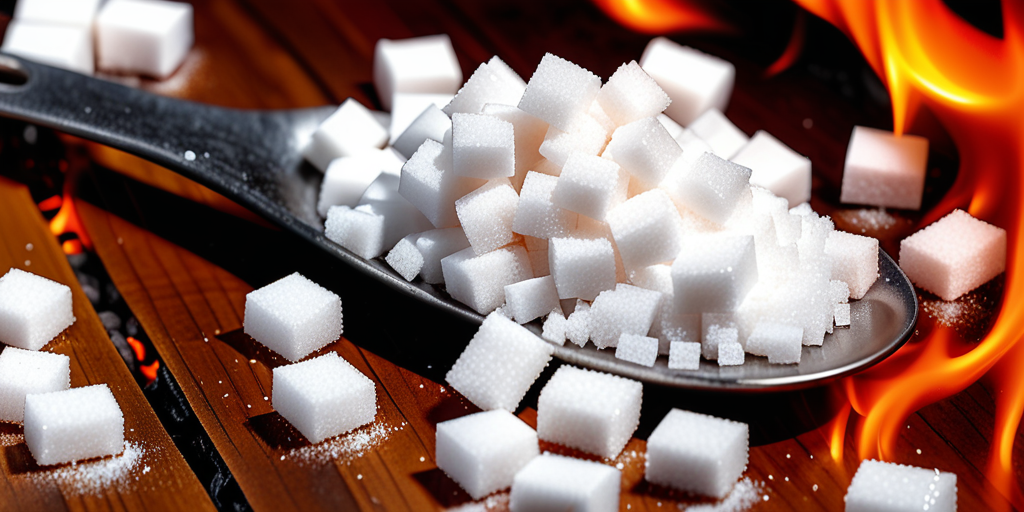 what temperature does sugar burn