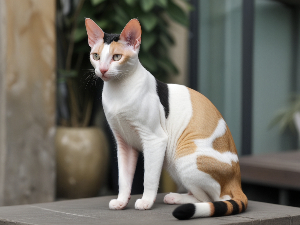oriental bicolor cat breed