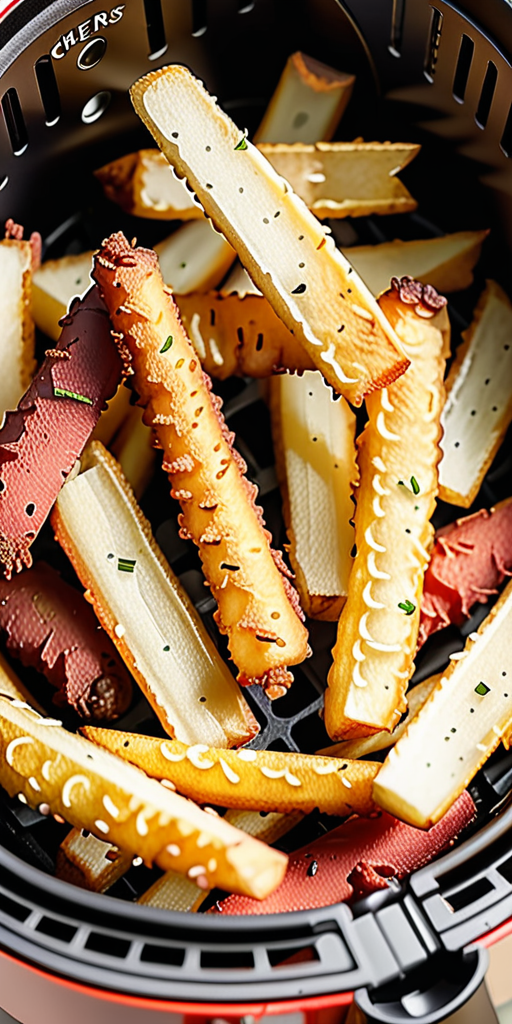 checkers seasoned fries air fryer