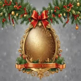 merry christmas clip art transparent background