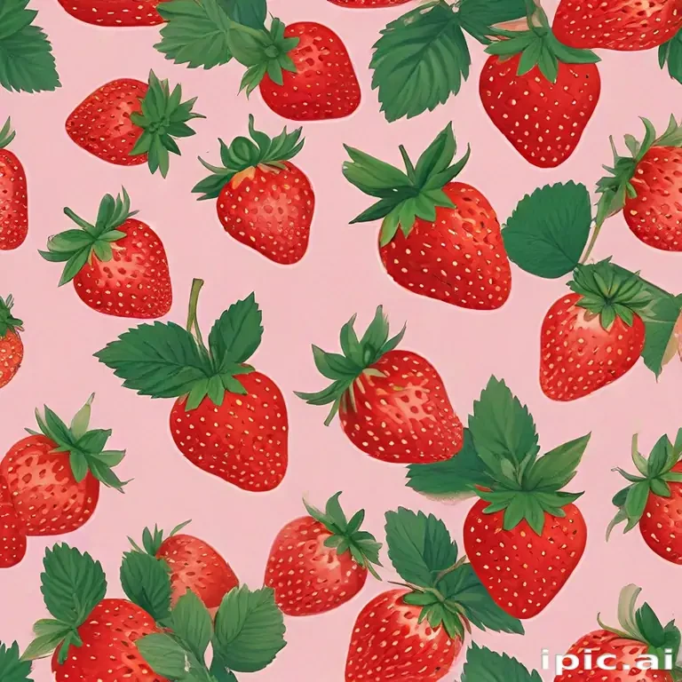 aesthetic strawberry wallpaper