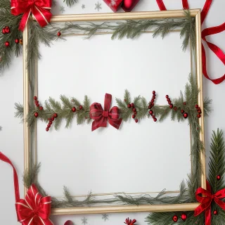 transparent christmas frames