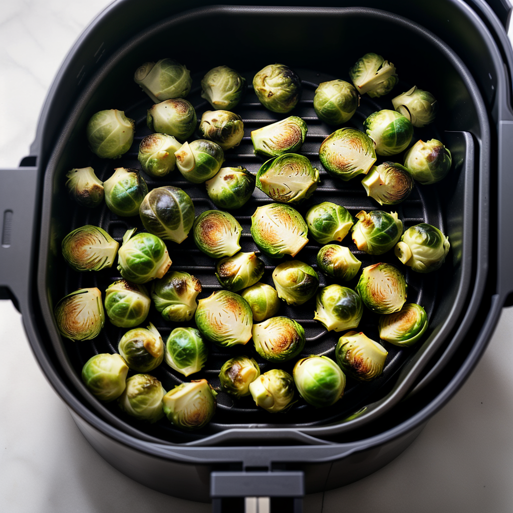 smashed brussel sprouts air fryer