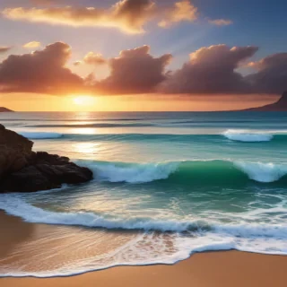 ios beach wallpaper