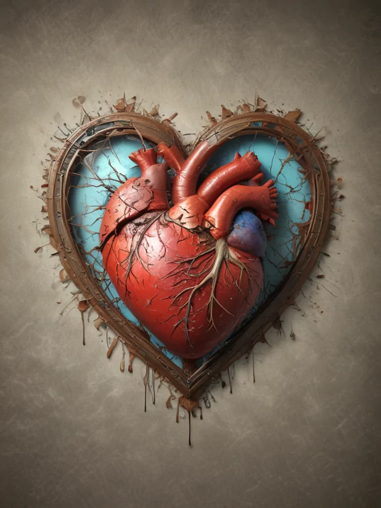 broken heart background