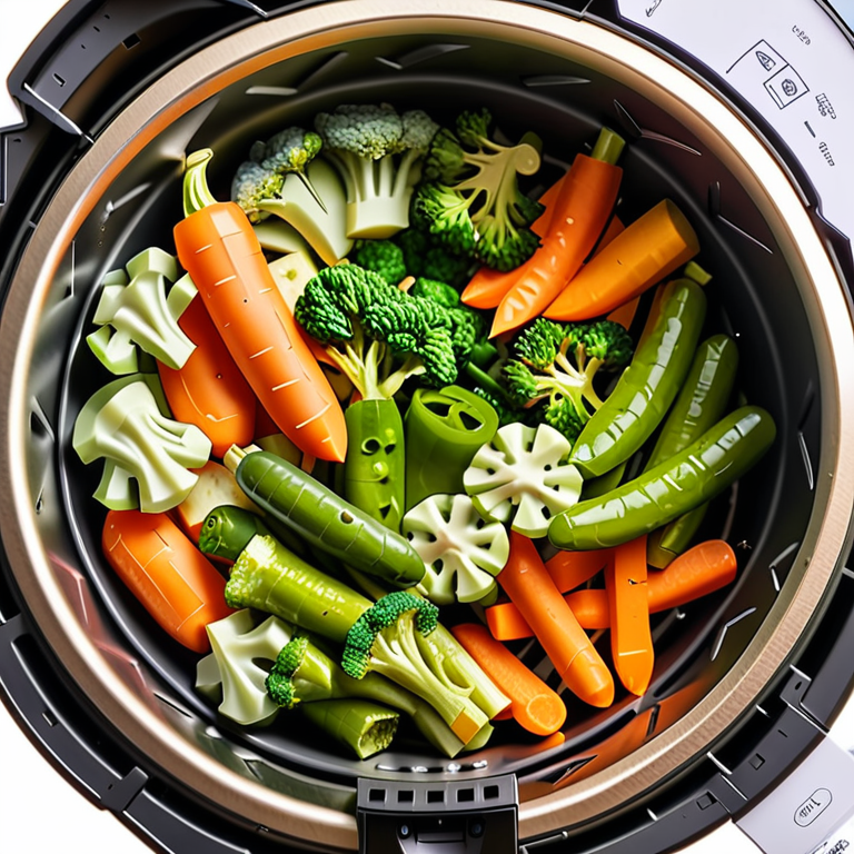 how long to cook frozen veggies in air fryer