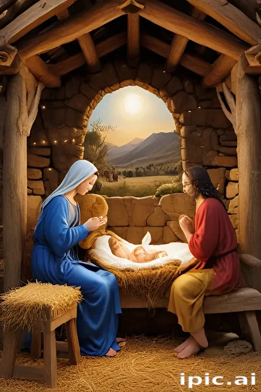 manger scene images free